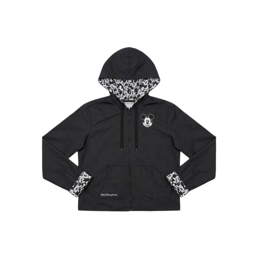 Disney Parks Walt Disney World WDW Mickey Mouse Black White Jacket Ladies Small